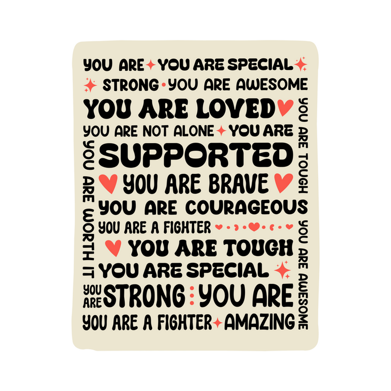 To My Daughter Braver (From Mom) – Sherpa Fleece Blanket